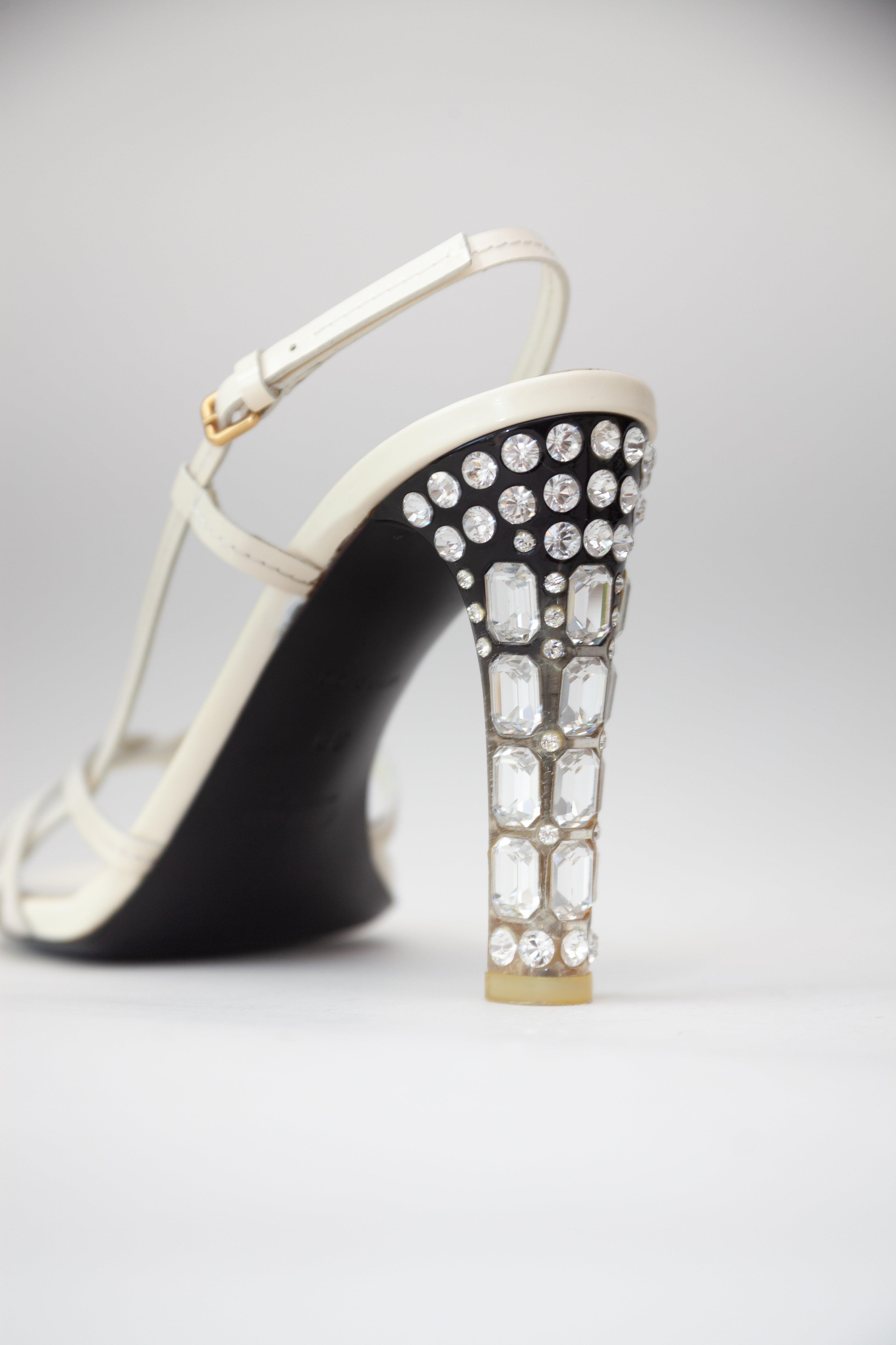 Miu Miu Vintage Rhinestone Sandals – The Shoe Archives