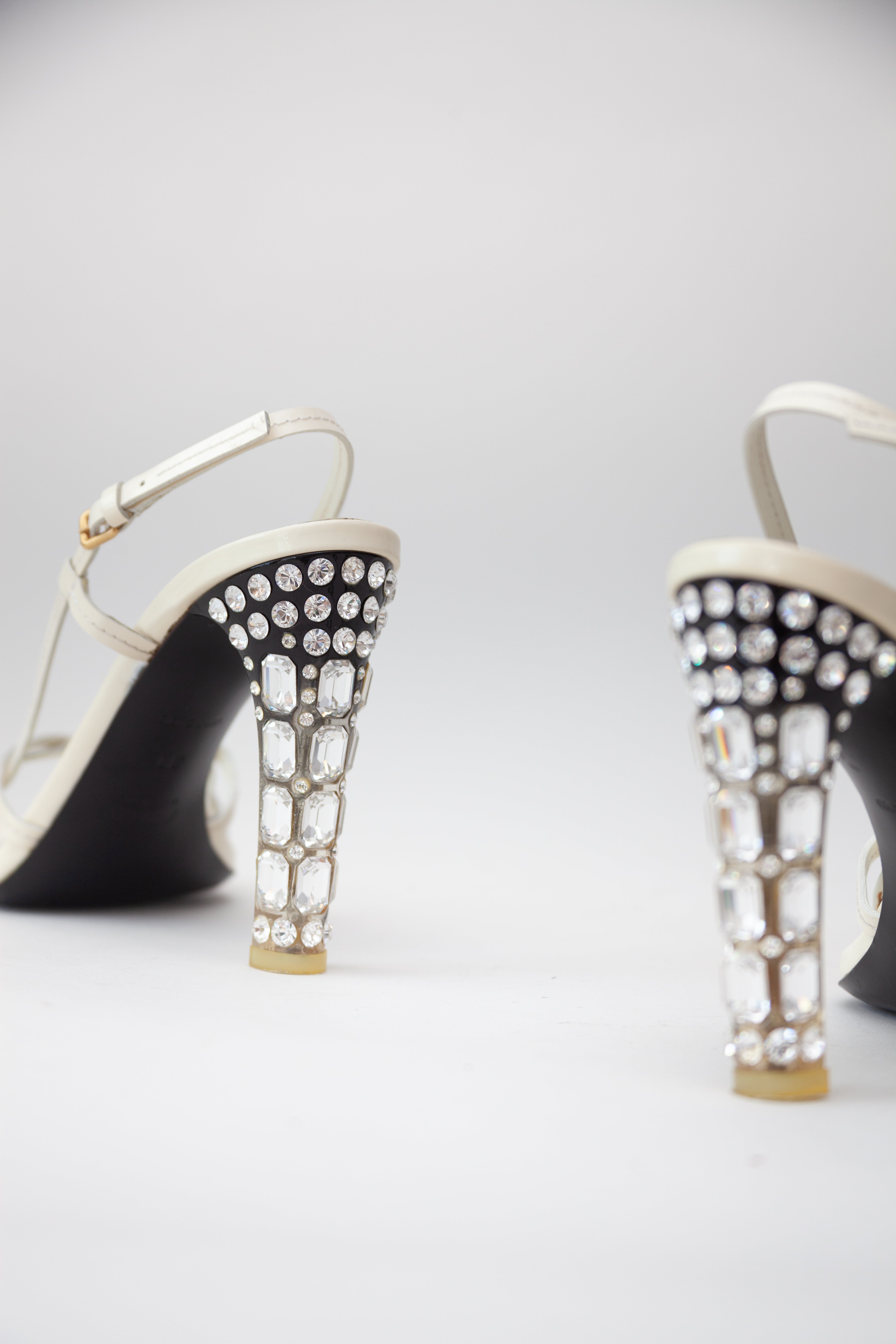 Miu Miu Vintage Rhinestone Sandals – The Shoe Archives Miu Miu Vintage Rhinestone Sandals – The Shoe Archives