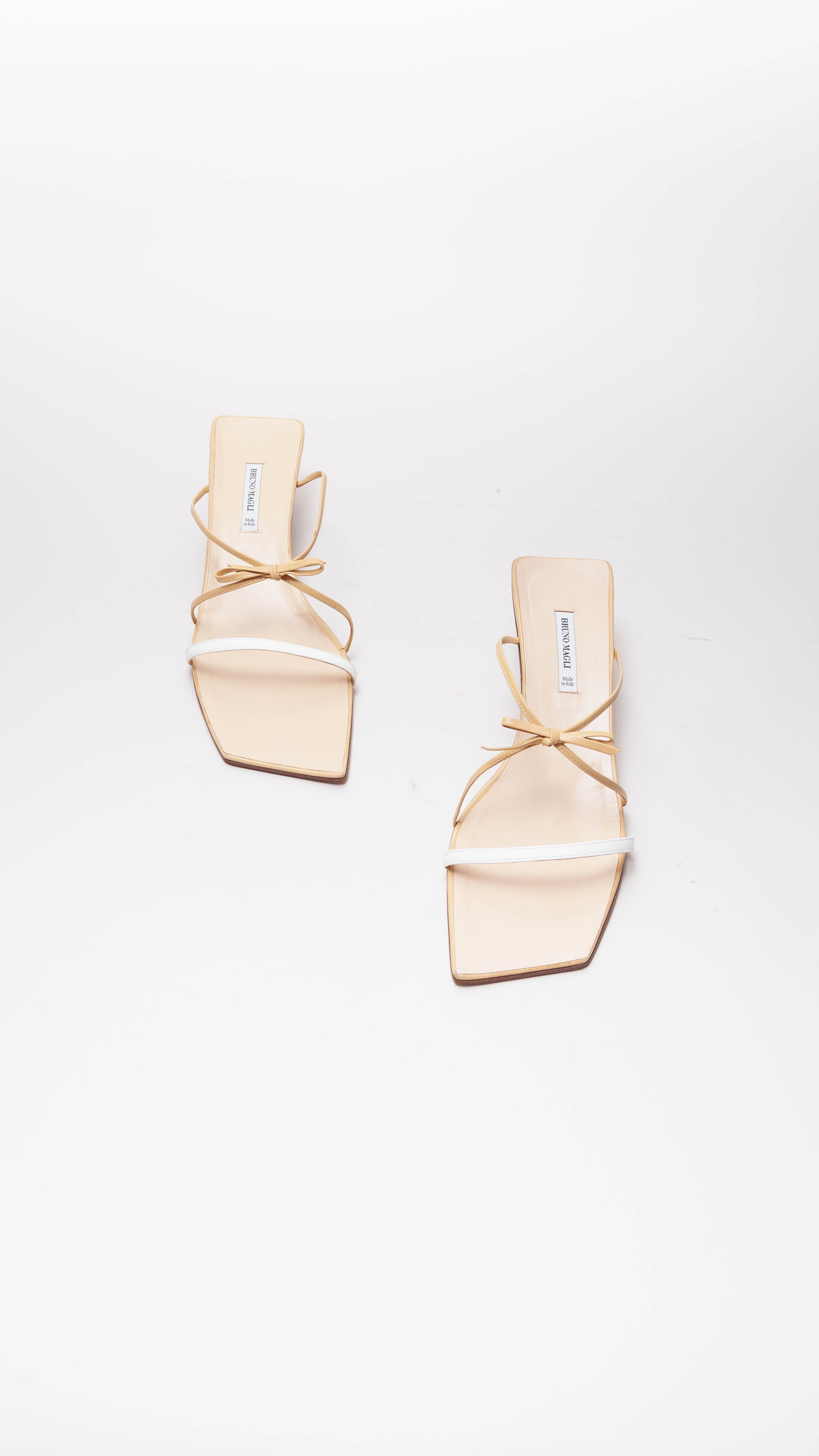 Bruno Magli Vintage Leather Sandals – The Shoe Archives
