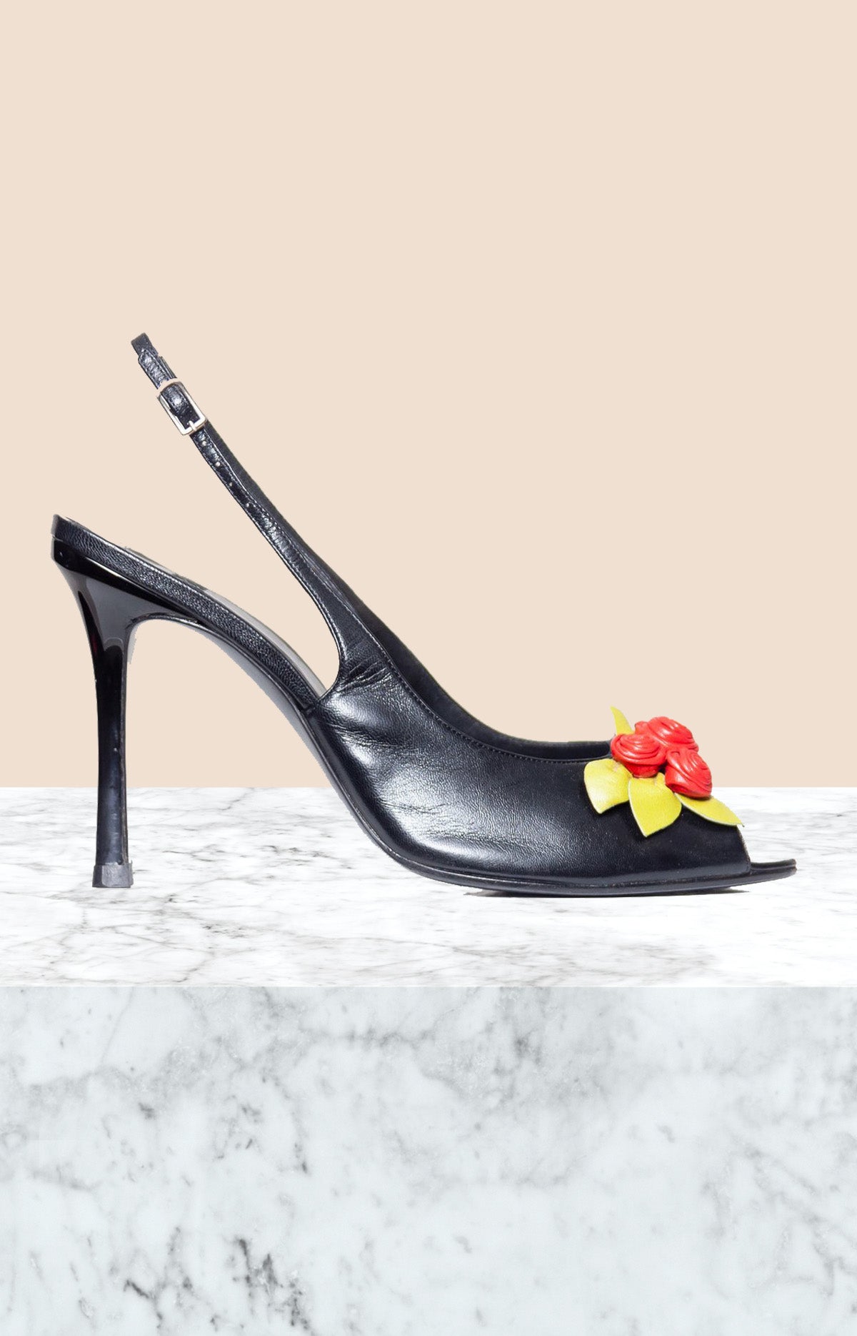 Casadei vintage flower heels