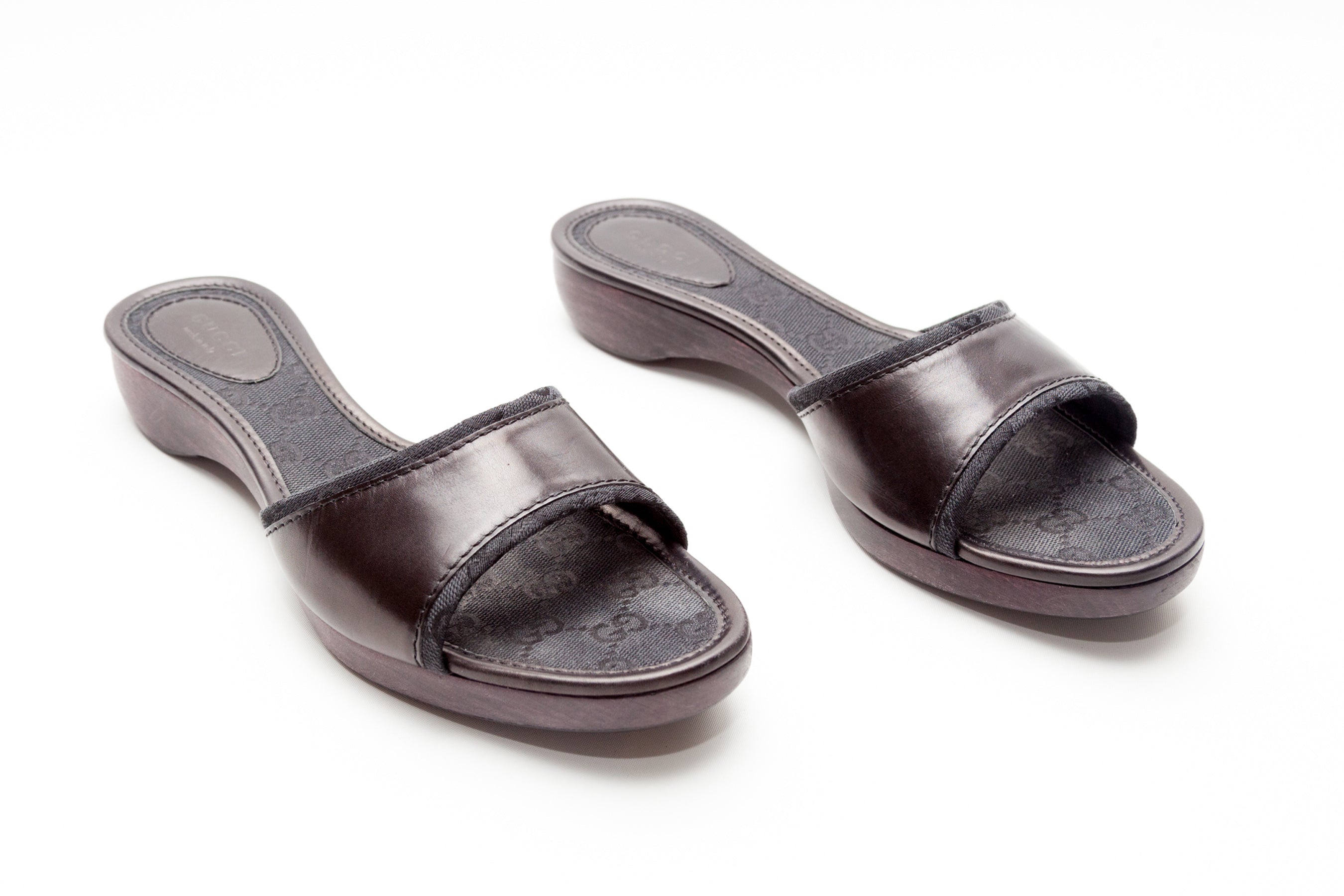 Gucci vintage wood clog slides – The Shoe Archives