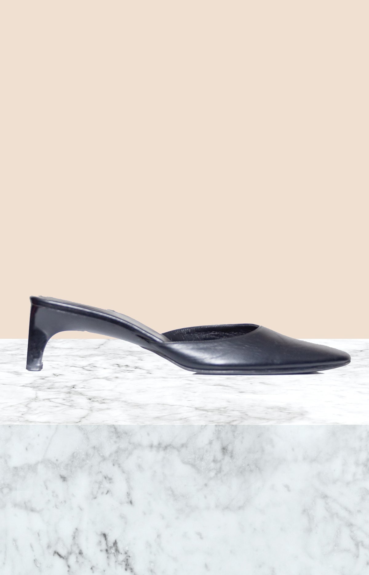 Gucci vintage leather mules