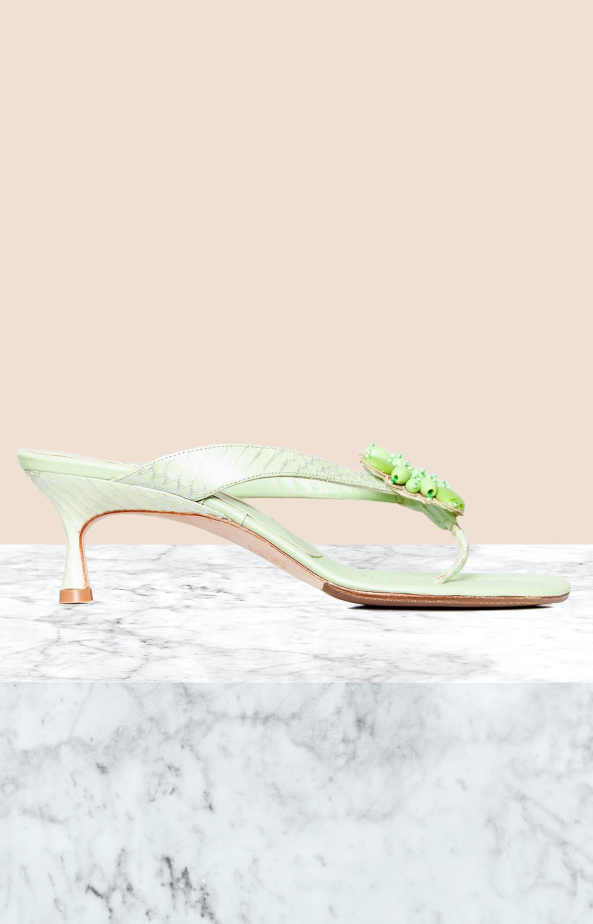 manolo blahnik vintage thong sandals