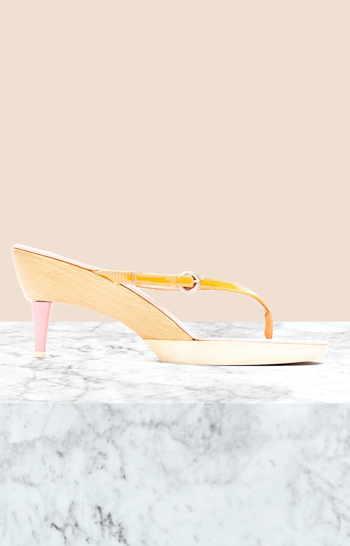 miu miu vintage thong clogs